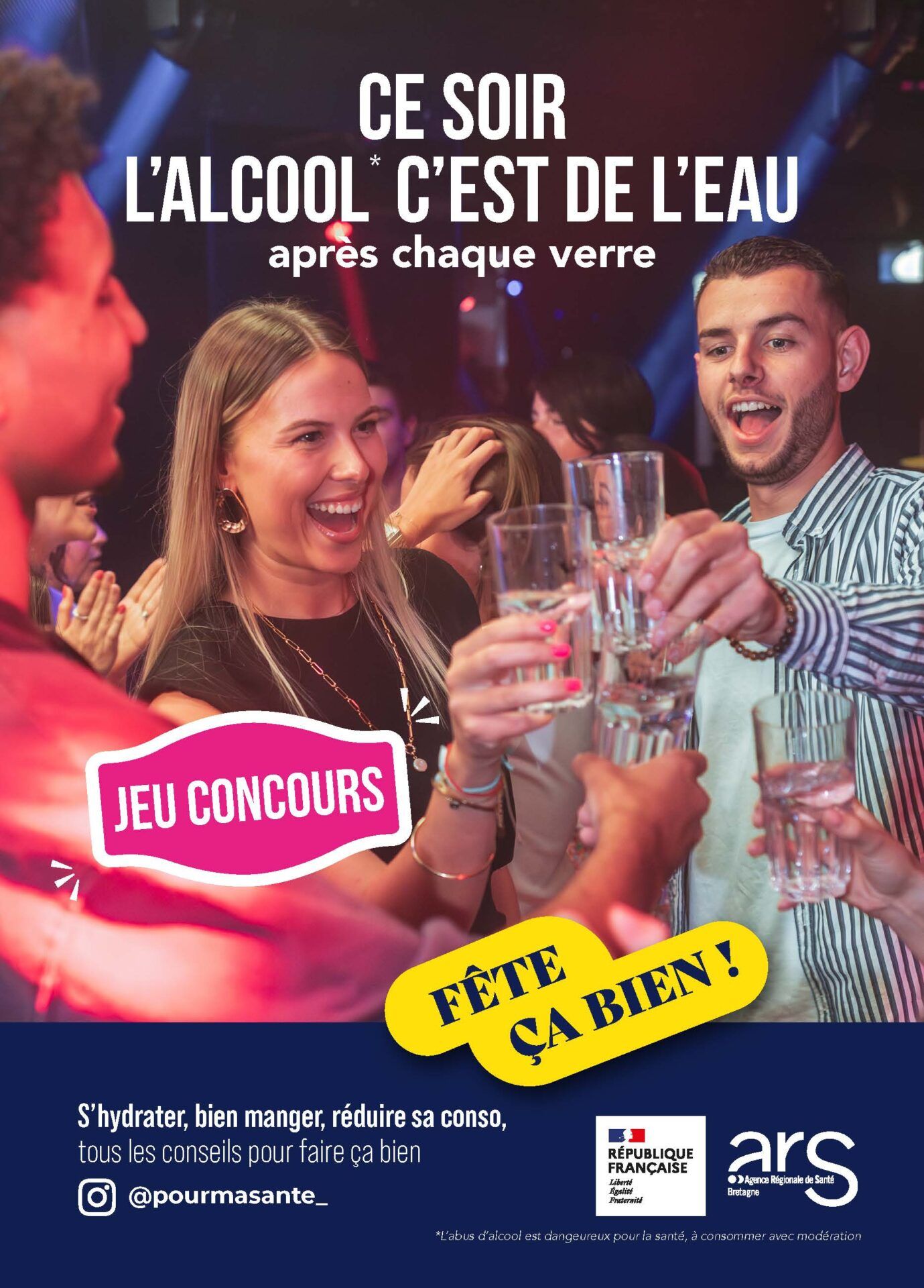 "Fête ça bien !", une campagne de l'ARS ancrée sur des messages de prévention en milieu festif.